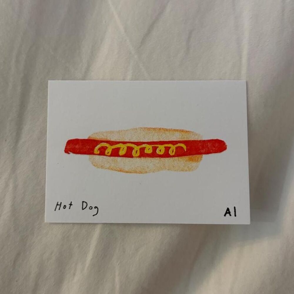 Ana Inciardi Mini Print: Hot Dog